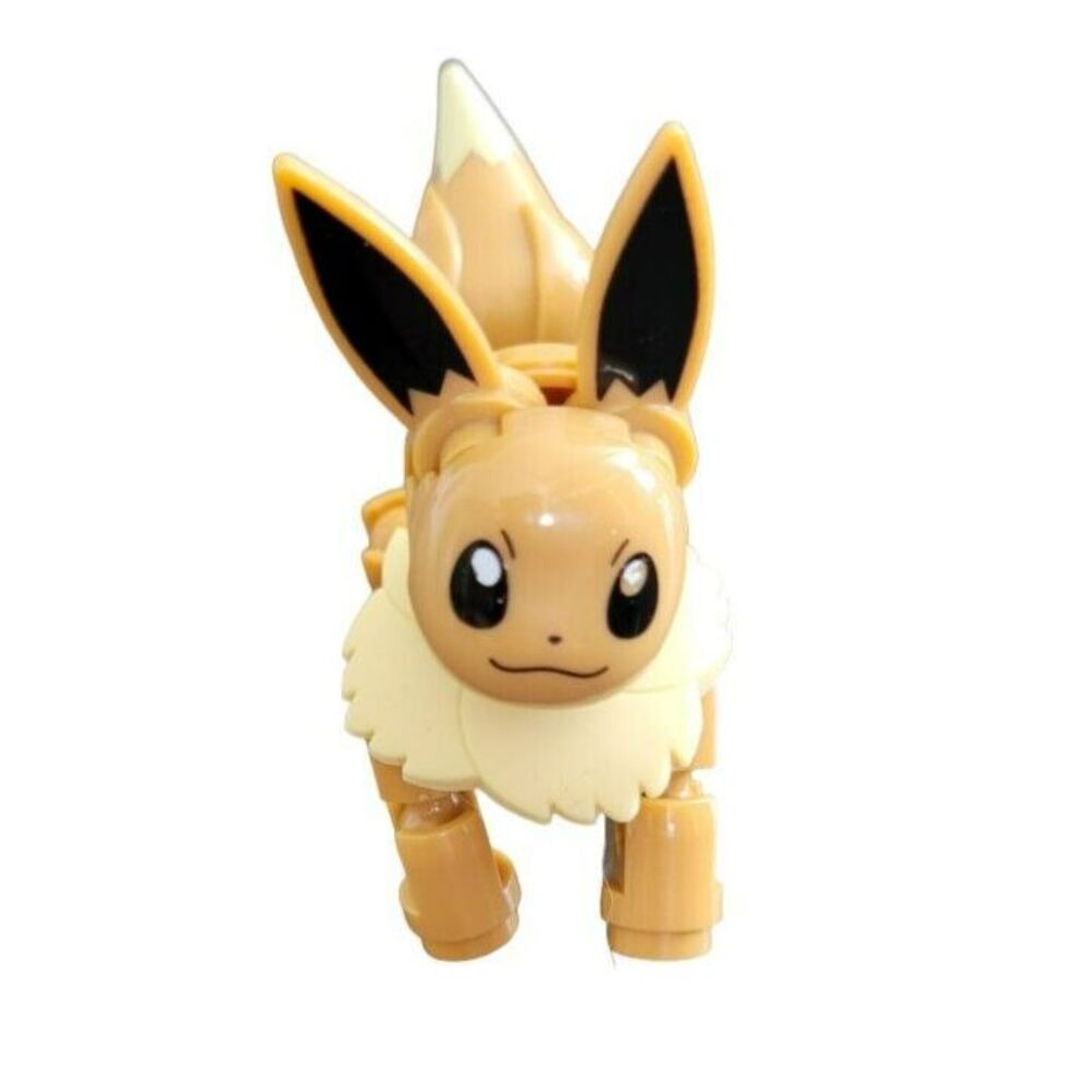 Mega Construx Pokemon Eevee Articulated Building Set Figure Brown Toy